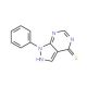 1-phenyl-1H-pyrazolo[3,4-d]pyrimidine-4-thiol (CAS 6014-07-9) - chemical structure image