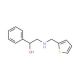 1-Phenyl-2-[(thiophen-2-ylmethyl)-amino]-ethanol - chemical structure image