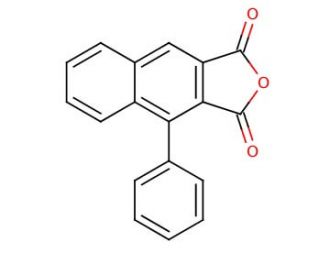 1-Phenyl-2,3-naphthalenedicarboxylic anhydride (CAS 1985-37-1) - chemical structure image