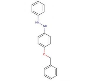 1-Phenyl-2-[4-(phenylmethoxy)phenyl]hydrazine - chemical structure image