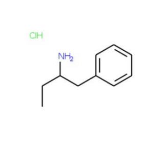 1-Phenyl-2-butanamine hydrochloride (CAS 20735-15-3) - chemical structure image