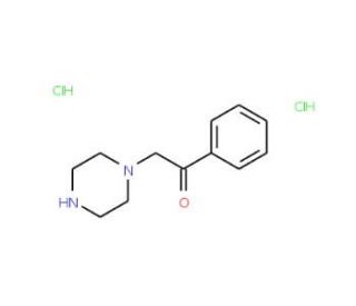 1-phenyl-2-piperazin-1-ylethanone dihydrochloride (CAS 41298-98-0) - chemical structure image