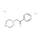 1-phenyl-2-piperazin-1-ylethanone dihydrochloride (CAS 41298-98-0) - chemical structure image