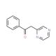 1-Phenyl-2-pyrazin-2-yl ethanone (CAS 40061-45-8) - chemical structure image