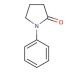 1-Phenyl-2-pyrrolidinone (CAS 4641-57-0) - chemical structure image
