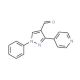 1-phenyl-3-pyridin-4-yl-1H-pyrazole-4-carbaldehyde (CAS 371917-81-6) - chemical structure image