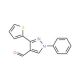 1-Phenyl-3-thiophen-2-yl-1H-pyrazole-4-carbaldehyde (CAS 210825-11-9) - chemical structure image