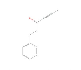 1-Phenyl-4-hexyn-3-one (CAS 122124-41-8) - chemical structure image