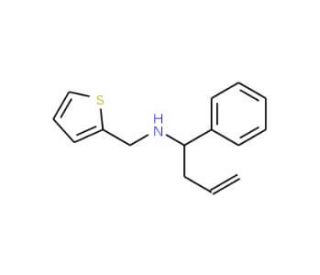 (1-Phenyl-but-3-enyl)-thiophen-2-ylmethyl-amine (CAS 436088-65-2) - chemical structure image
