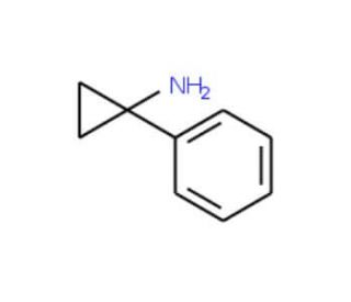 1-Phenyl-cyclopropylamine (CAS 41049-53-0) - chemical structure image