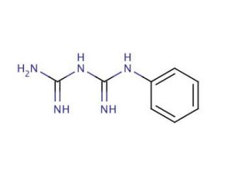 1-Phenylbiguanide (CAS 102-02-3) - chemical structure image