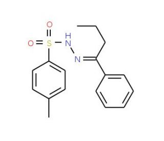 1-Phenylbutanone-tosylhydrazone (CAS 41780-81-8) - chemical structure image
