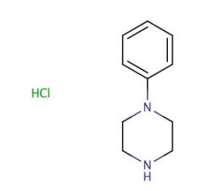 1-Phenylpiperazine hydrochloride (CAS 2210-93-7) - chemical structure image