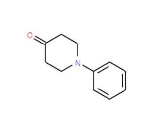 1-Phenylpiperidin-4-one (CAS 19125-34-9) - chemical structure image