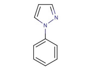 1-Phenylpyrazole (CAS 1126-00-7) - chemical structure image