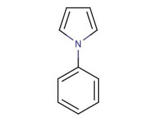 1-Phenylpyrrole (CAS 635-90-5) - chemical structure image