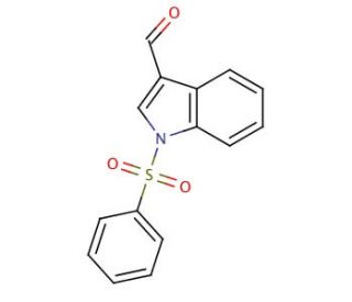 1-(Phenylsulfonyl)-3-indolecarboxaldehyde (CAS 80360-20-9) - chemical structure image