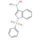 1-(Phenylsulfonyl)-3-indolylboronic acid (CAS 129271-98-3) - chemical structure image
