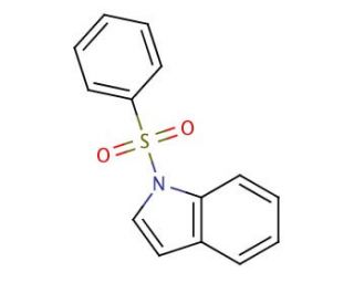 1-(Phenylsulfonyl)indole (CAS 40899-71-6) - chemical structure image