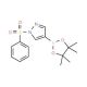 1-(Phenylsulfonyl)pyrazole-4-boronic acid, pinacol ester (CAS 1073372-04-9) - chemical structure image