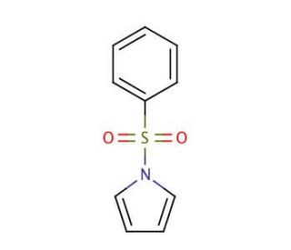 1-(Phenylsulfonyl)pyrrole (CAS 16851-82-4) - chemical structure image
