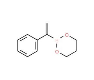 1-Phenylvinylboronic acid, propanediol cyclic ester (CAS 415727-02-5) - chemical structure image