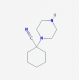 1-piperazin-1-ylcyclohexanecarbonitrile - chemical structure image