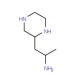 1-(piperazin-2-yl)propan-2-amine - chemical structure image