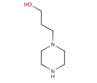 1-Piperazinepropanol (CAS 5317-32-8) - chemical structure image