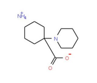 1-Piperidin-1-yl-cyclohexanecarboxylic acid ammonium salt - chemical structure image