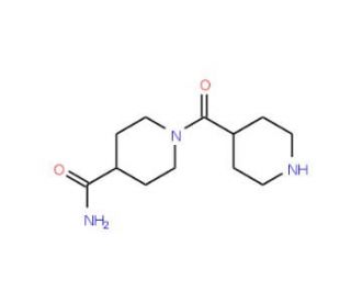 1-(piperidin-4-ylcarbonyl)piperidine-4-carboxamide - chemical structure image