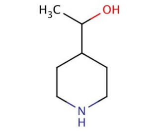 1-Piperidin-4-ylethanol (CAS 6457-48-3) - chemical structure image