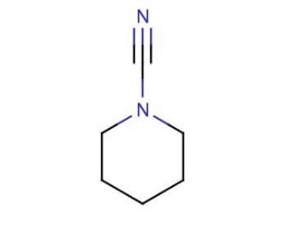 1-Piperidinecarbonitrile (CAS 1530-87-6) - chemical structure image