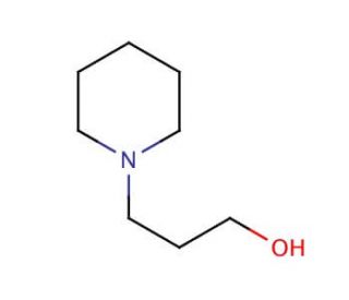 1-Piperidinepropanol (CAS 104-58-5) - chemical structure image