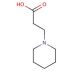 1-Piperidinepropionic acid (CAS 26371-07-3) - chemical structure image
