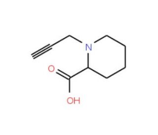 1-(prop-2-yn-1-yl)piperidine-2-carboxylic acid - chemical structure image
