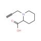 1-(prop-2-yn-1-yl)piperidine-2-carboxylic acid - chemical structure image