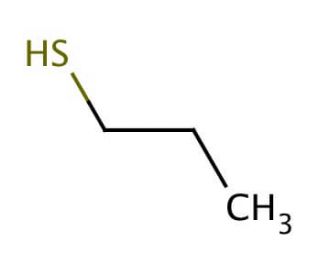 1-Propanethiol (CAS 107-03-9) - chemical structure image