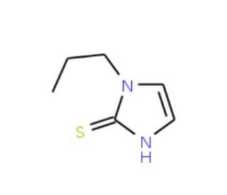 1-propyl-1H-imidazole-2-thiol (CAS 10583-84-3) - chemical structure image