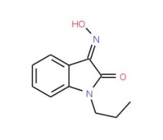 1-Propyl-1H-indole-2,3-dione 3-oxime - chemical structure image