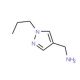 [(1-propyl-1H-pyrazol-4-yl)methyl]amine - chemical structure image