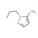 1-propyl-1H-pyrazol-5-amine (CAS 3524-15-0) - chemical structure image