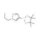 1-Propyl-1H-pyrazole-4-boronic acid pinacol ester (CAS 827614-69-7) - chemical structure image