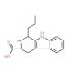 1-Propyl-2,3,4,9-tetrahydro-1H-beta-carboline-3-carboxylic acid - chemical structure image