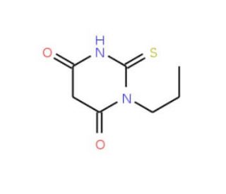 1-Propyl-2-thioxo-dihydro-pyrimidine-4,6-dione - chemical structure image