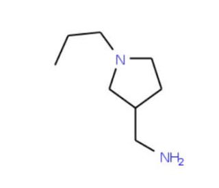 (1-Propyl-3-pyrrolidinyl)methanamine (CAS 959239-12-4) - chemical structure image