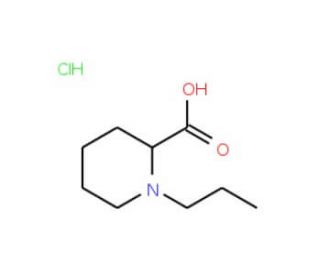 1-propylpiperidine-2-carboxylic acid hydrochloride (CAS 1214148-16-9) - chemical structure image