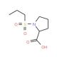 1-(propylsulfonyl)pyrrolidine-2-carboxylic acid - chemical structure image