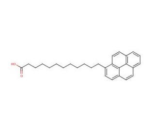 1-Pyrenedodecanoic acid (CAS 69168-45-2) - chemical structure image