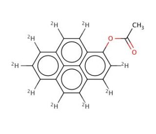 1-Pyrenol-d9 Acetate - chemical structure image